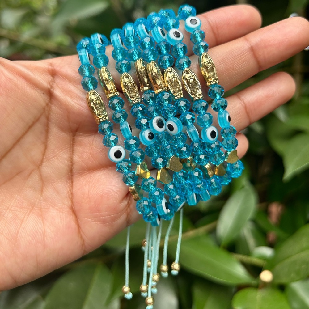 Our Lady Of Guadalupe Evil Eye Bracelet